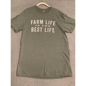 Farm Life is the Best Life - Shirt Southern Fried Design Barn Size S, M NEW Tee